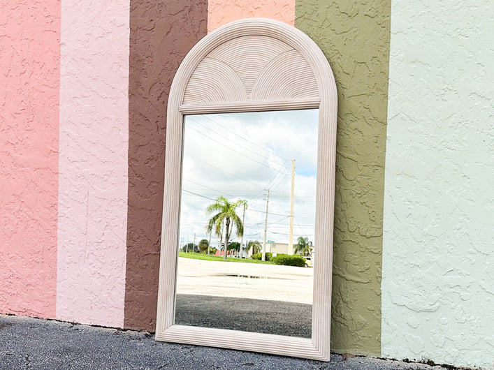 Coastal Cool Pencil Reed Mirror