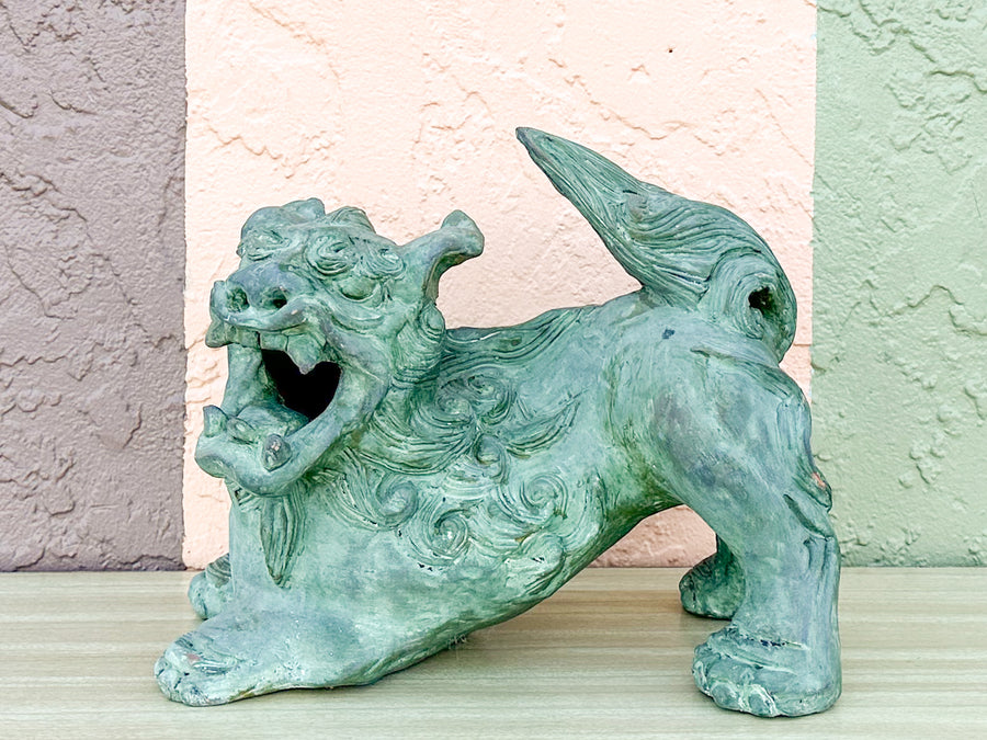 Fierce Patina Foo Dog