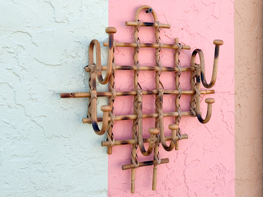 Whimsical Rattan Hooks