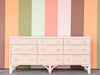 Coastal Chic Rattan and Wicker Dresser