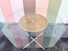 MCM Chrome and Wicker Dining Set