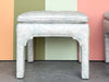 Pair of Upholstered Pagoda Stools