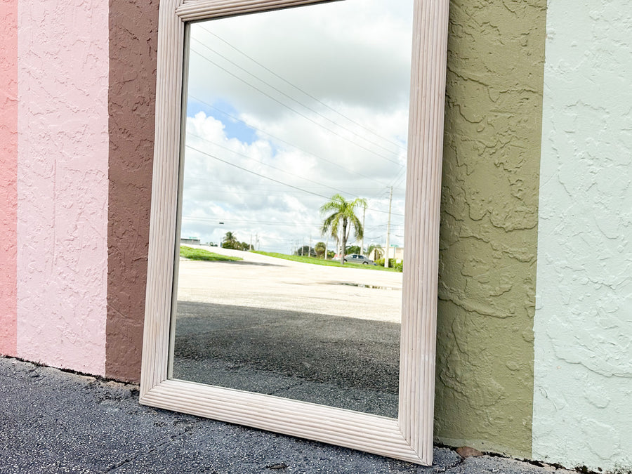 Coastal Cool Pencil Reed Mirror
