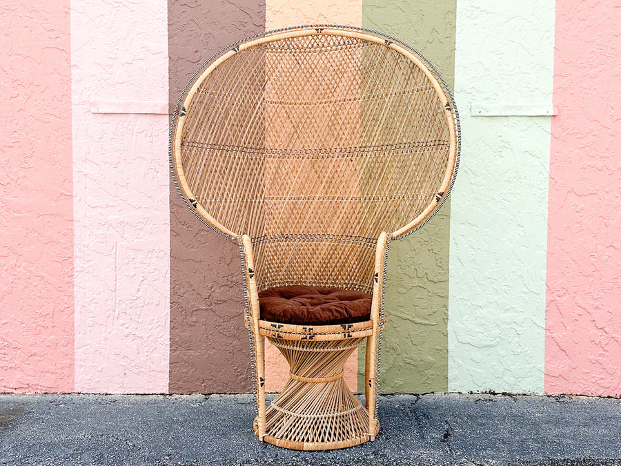 So 70s Natural Peacock Chair