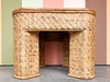Ralph Lauren Style Woven Rattan Coffee Table