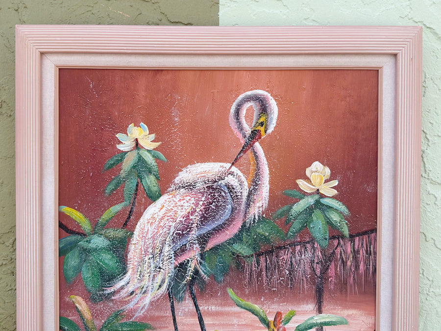 Fab Flamingo Signed Art