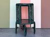 Braided Rattan Tea Cart