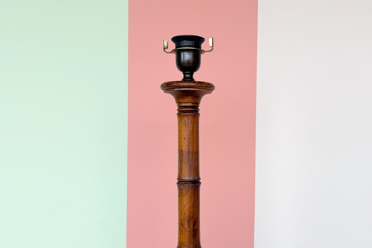Faux Bamboo Floor Lamp