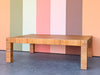 Large Rattan Wrapped Coffee Table
