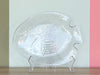 Glass Fish Platter and Four Plates