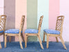 Set of Six Rattan Dining Chairs