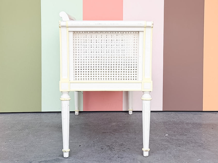 Regency Style Cane Bench