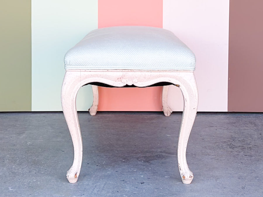 Pretty Pink Shell Motif Bench