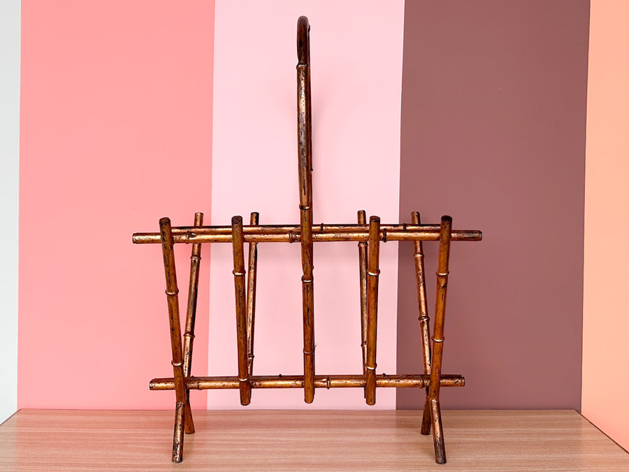 Regency Faux Bamboo Magazine Rack