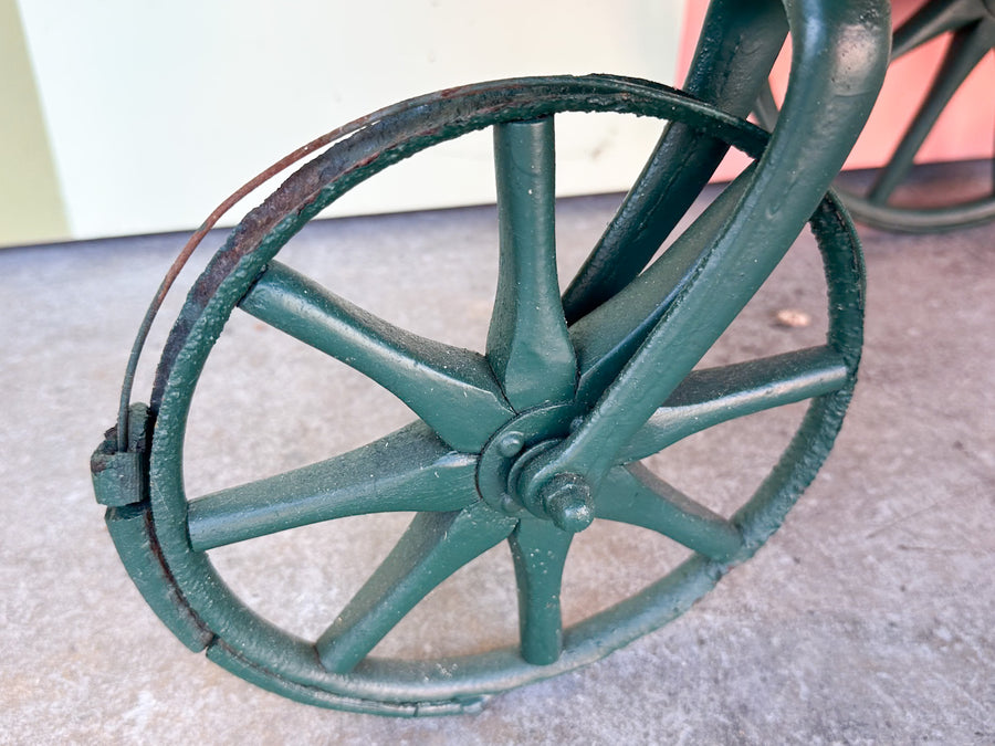 Braided Rattan Tea Cart