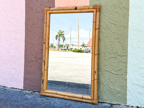 Island Style Bamboo Mirror