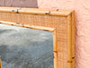 Large Rattan and Seagrass Mirror