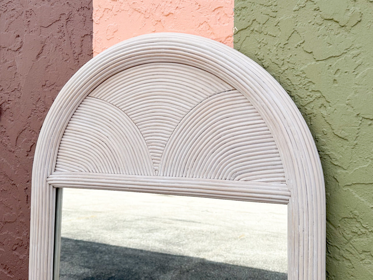 Coastal Cool Pencil Reed Mirror