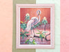 Fab Flamingo Signed Art