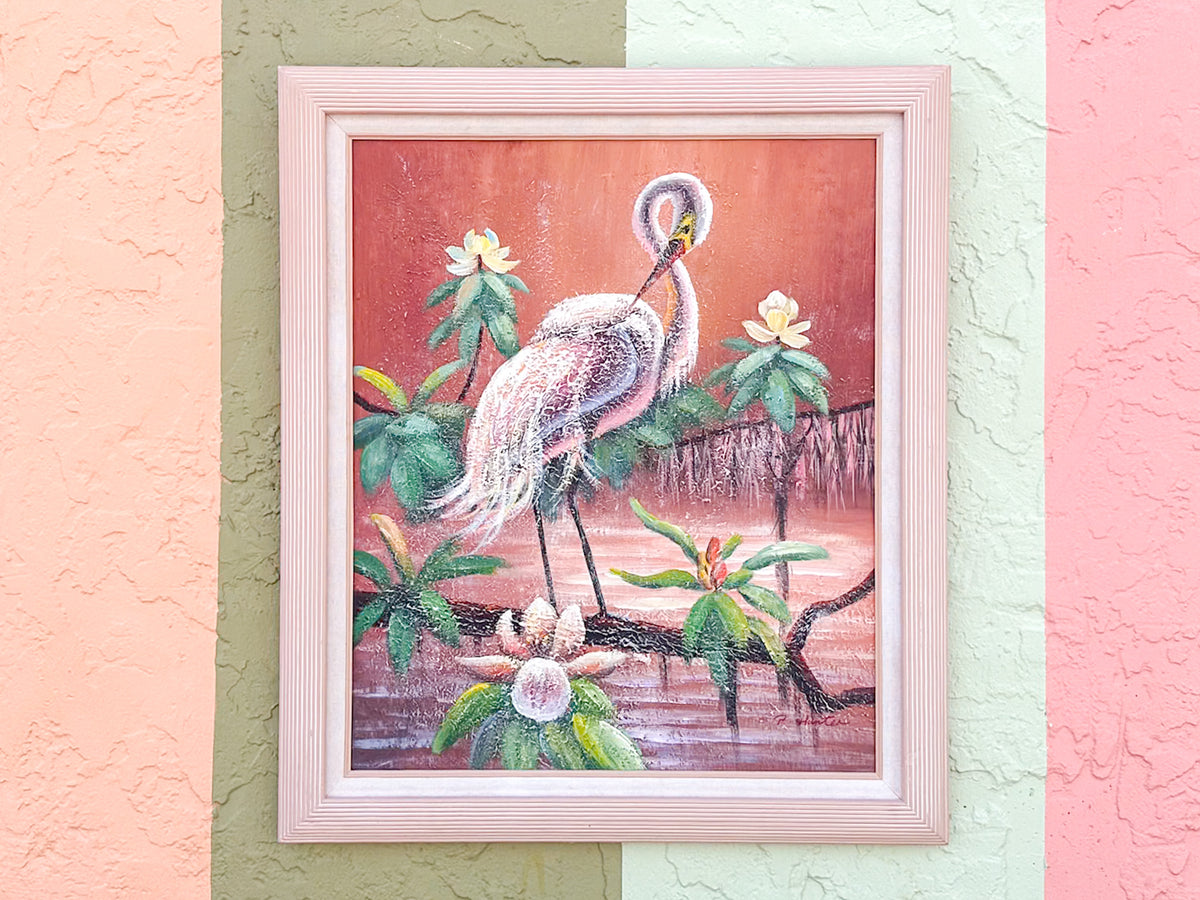 Fab Flamingo Signed Art