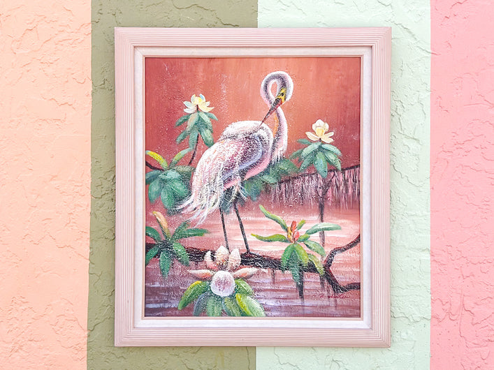 Fab Flamingo Signed Art