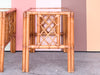 Pair of Island Style Rattan Side Tables