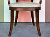 Shell Back Wood Accent Chair