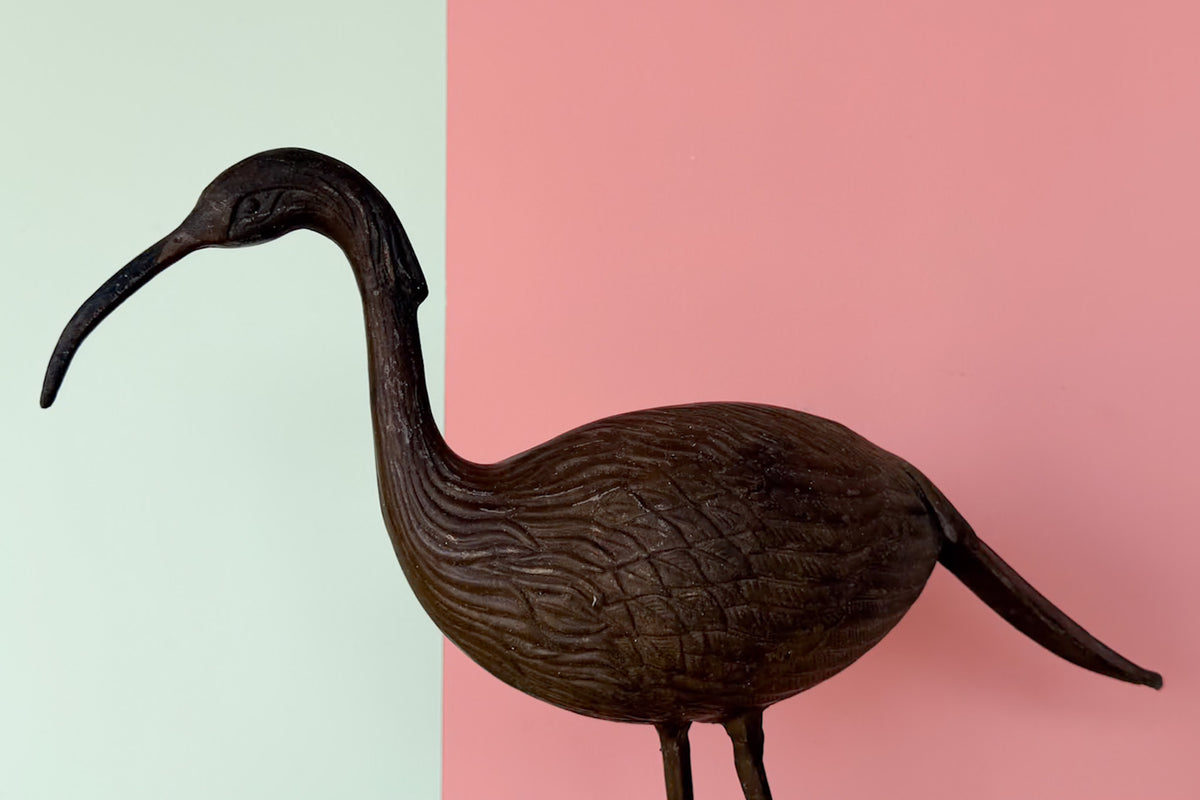 Bronze Ibis Figurine