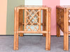 Pair of Island Style Rattan Side Tables