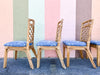 Set of Six Rattan Dining Chairs