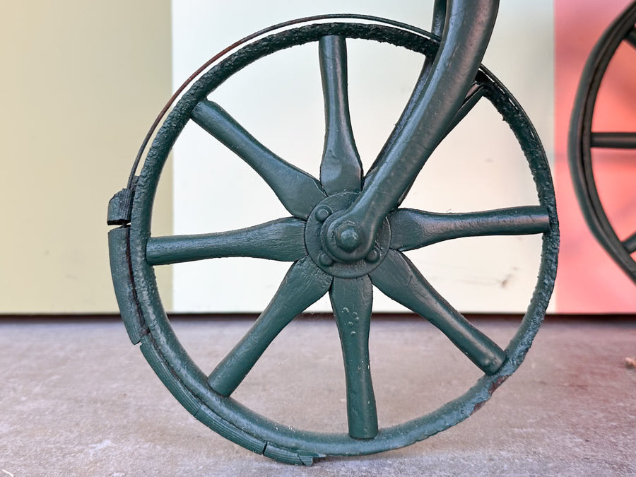 Braided Rattan Tea Cart