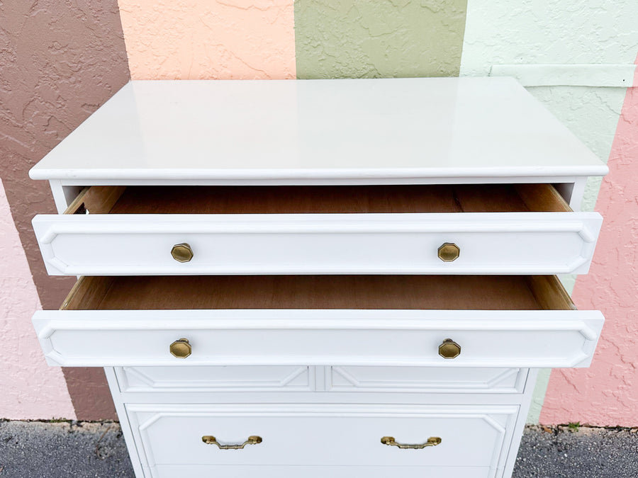 Ficks Reed Faux Bamboo Tall Chest