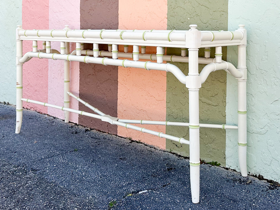 Thomasville Faux Bamboo Console