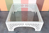 Palm Beach Style Lattice Coffee Table