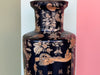 Black and Orange Chinoiserie Lamp