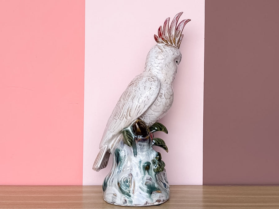 Large Cockatoo Figurine