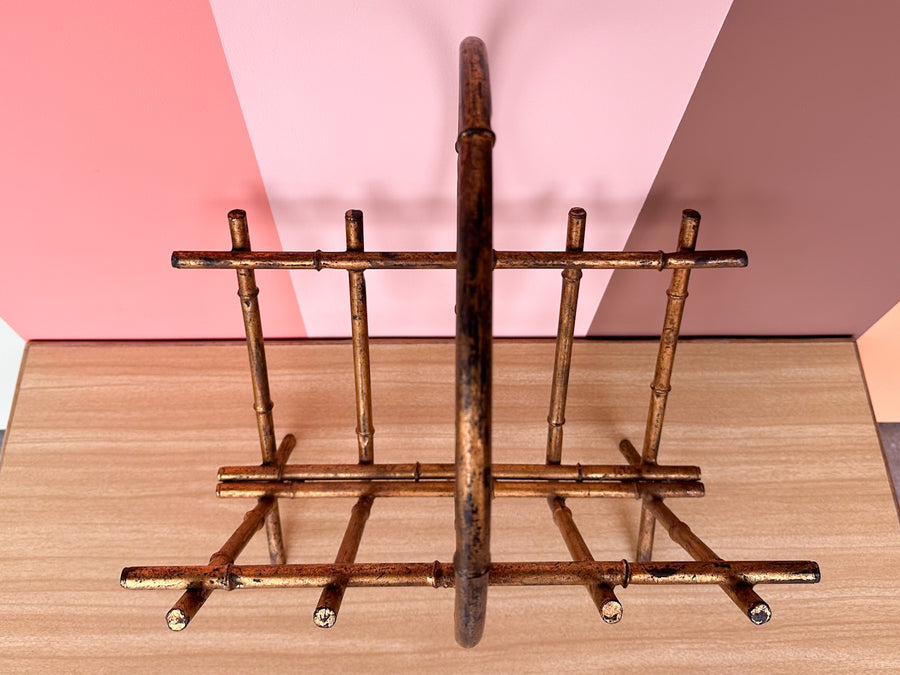 Regency Faux Bamboo Magazine Rack