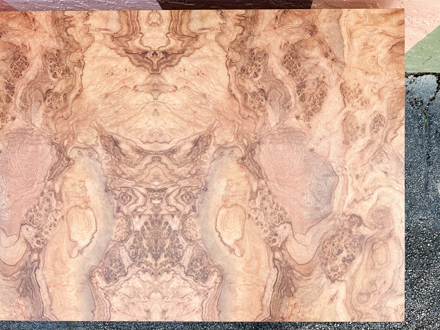So 70s Faux Burl Wood Dining Table