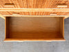 Island Style Rattan Wrapped Cabinet