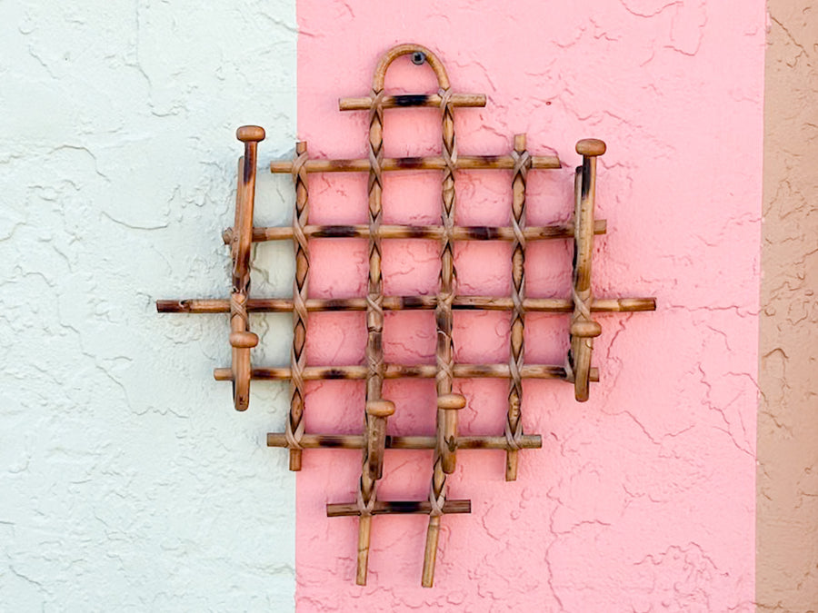 Whimsical Rattan Hooks