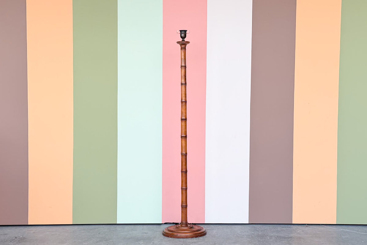Faux Bamboo Floor Lamp