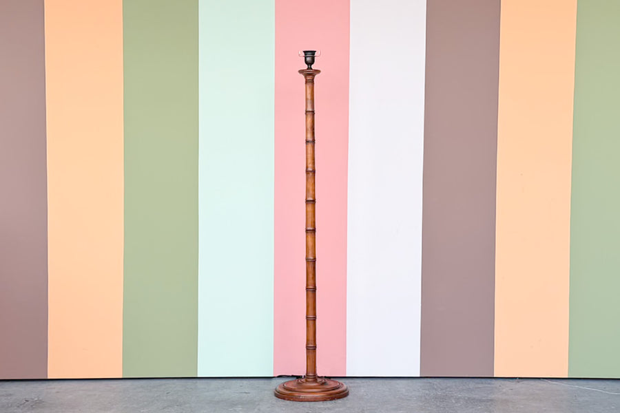 Faux Bamboo Floor Lamp