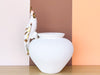 Plaster Parrot Cachepot