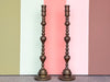 Pair of Large Brass Candlesticks