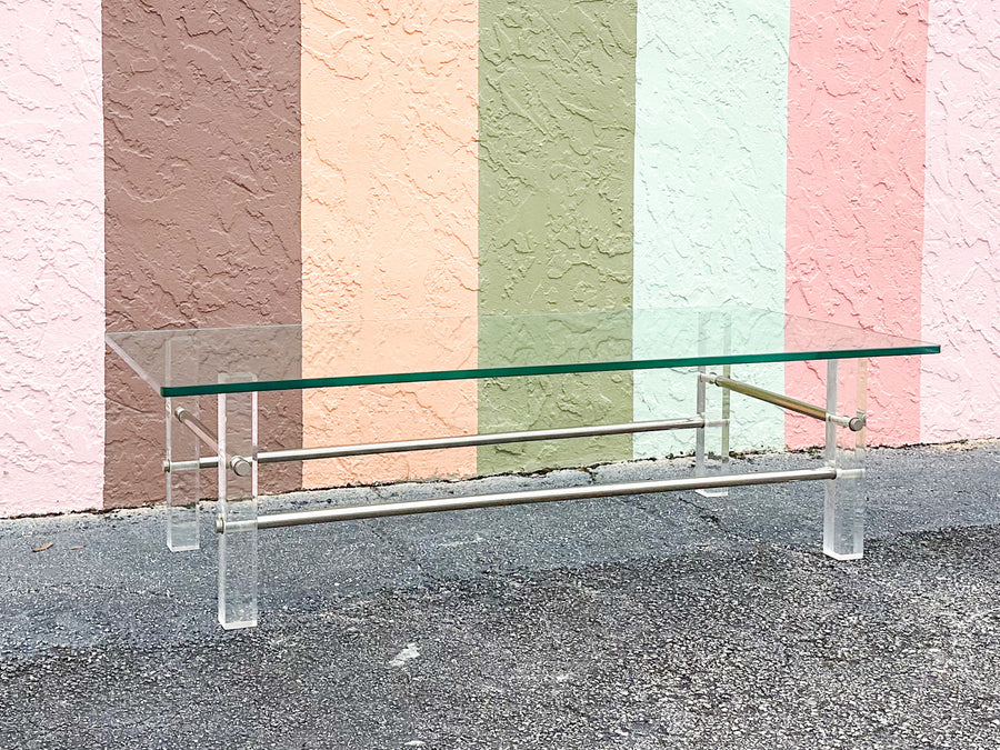 Fab Lucite Coffee Table