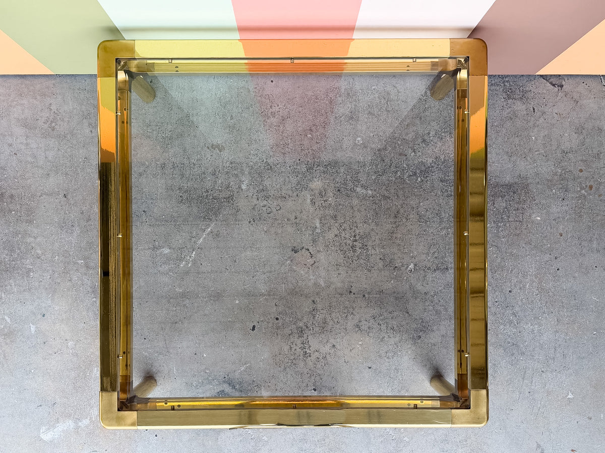 MCM Mastercraft Style Brass Coffee Table