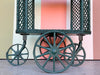 Braided Rattan Tea Cart