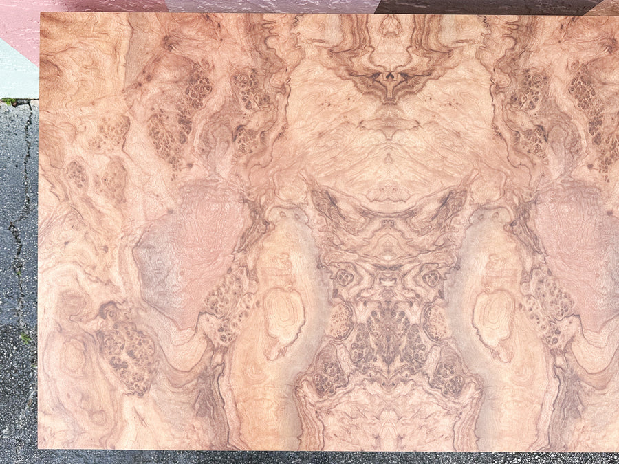 So 70s Faux Burl Wood Dining Table