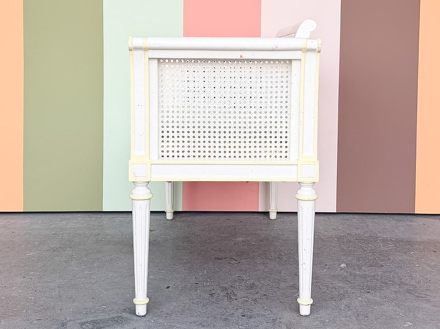 Regency Style Cane Bench
