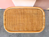 Pair of Rattan Magazine Side Tables